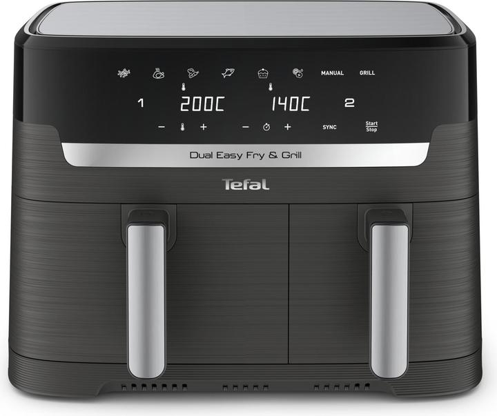 Productafbeelding Tefal Dual Easy Fry & Grill EY905B - Friteuse - 2700W - 8,3L