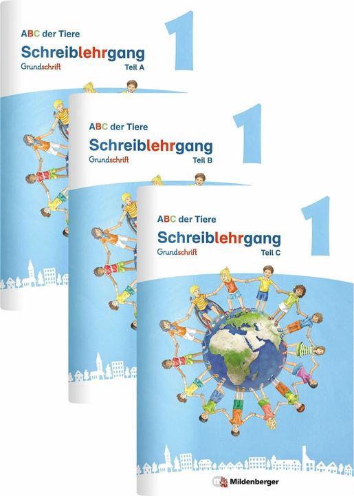 Actual product image ABC der Tiere 1 Neubearbeitung - Schreiblehrgang Grundschrift, Teil A, B und C (German, Kerstin Mrowka-Nienstedt, Klaus Kuhn, Mareike Hahn, 2023)