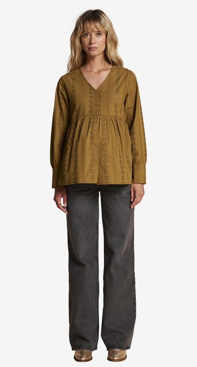 Actual product image Envie de Fraise Bluse für Schwangerschaft & Stillzeit mit Lochstickerei (46)