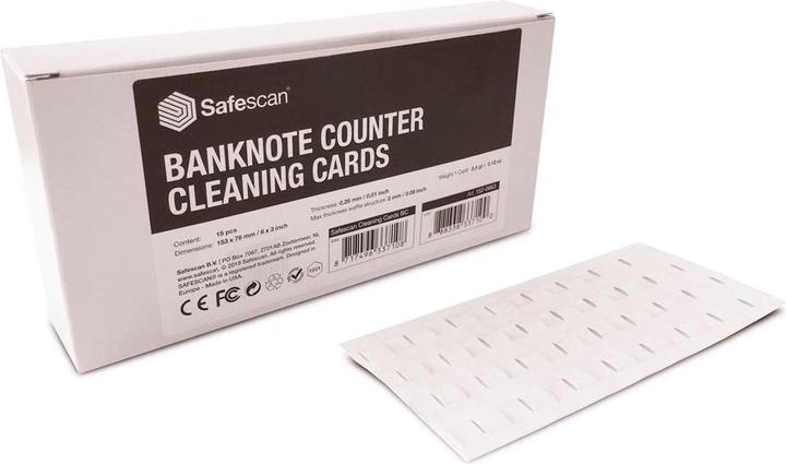Immagine prodotto Safescan Reinigungskarten für Banknotenzähler (Bancone)