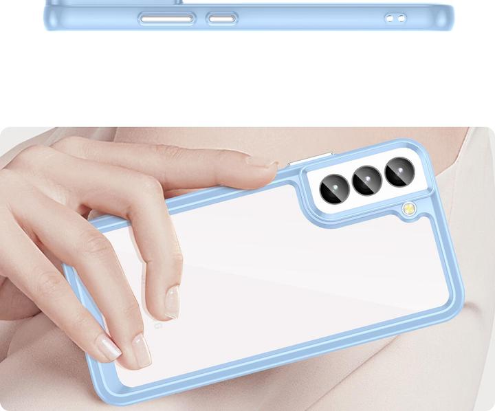 Produktbild Hurtel Outer Space Case für Samsung Galaxy S23 Hülle mit flexiblem Rahmen blau (Samsung Galaxy S23+)