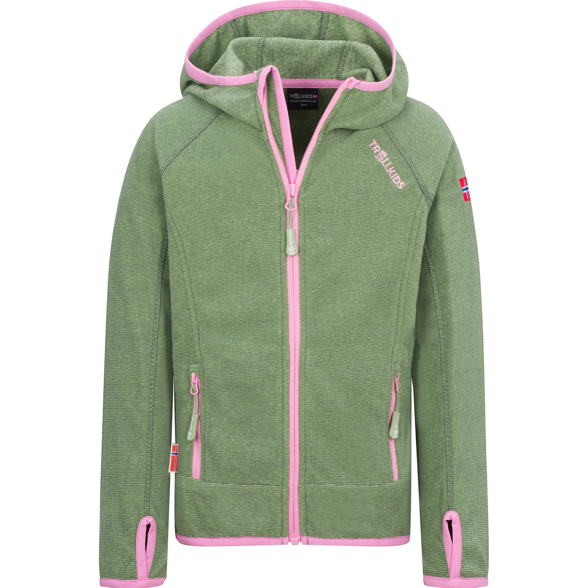 Trollkids, Unisex, Weste, Girls Sandefjord (128), Grün, 128