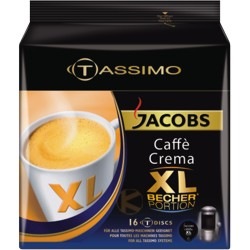 Actual product image Tassimo Jacobs Caffe Crema XL T-Disc (16 x Port.)