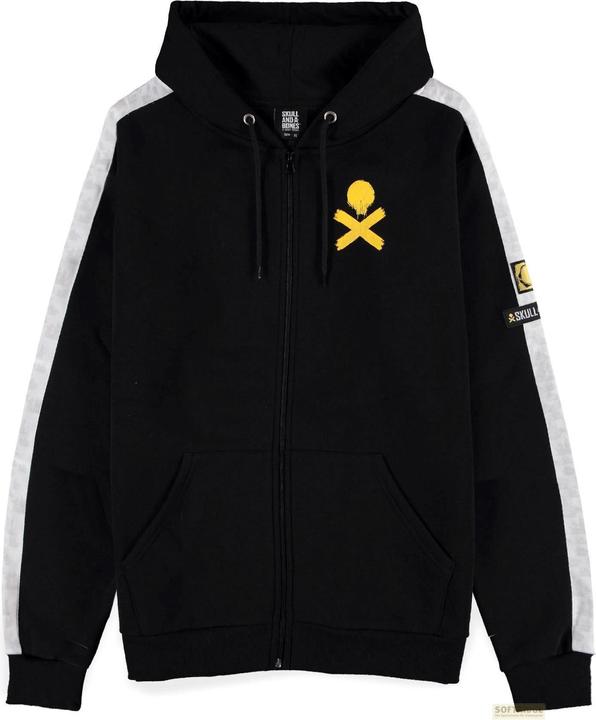 Difuzed Skull and Bones Sweater à capuche Pirates Cross (M) (M)