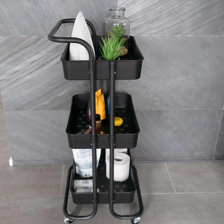 Produktbild Intirilife Rollwagen mit 3 Ebenen