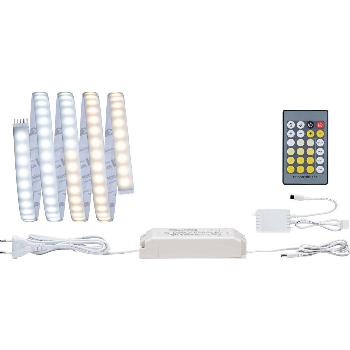 Paulmann, LED Streifen, MaxLED 1000 Stripe Set (Weiss, 150 cm, Indoor)