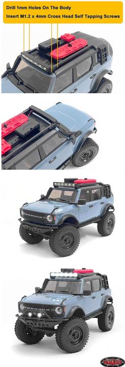 Immagine prodotto Rc4Wd Modello Accessori carrozzeria Barra luminosa SCX24 21 Bronco