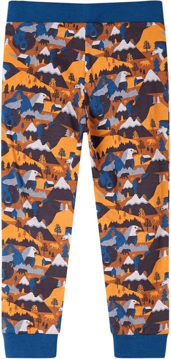 Produktbild vidaXL Kinderpyjama mit Langen Ärmeln Cognac 92,Material: 100 (92)