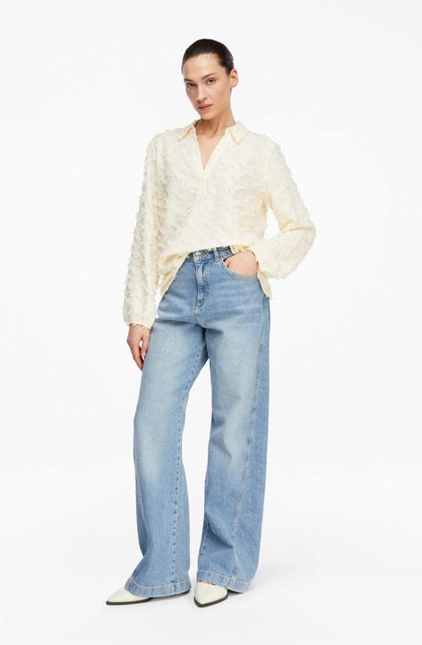 Image du produit Comma Bluse Jacquard-Bluse mit 3-D-Struktur (42)