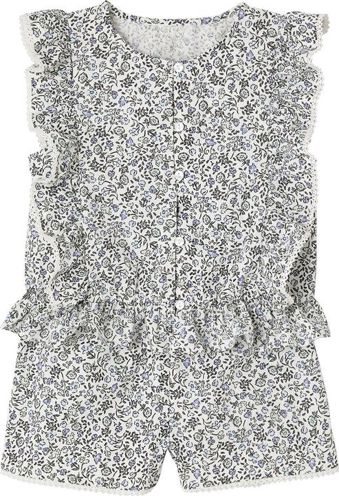 Produktbild Vertbaudet Festliches Mädchen-Set: Volantbluse & Shorts (98)