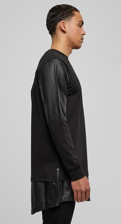 Immagine prodotto Urban Classics Girocollo lungo con zip in pelle sintetica (M)