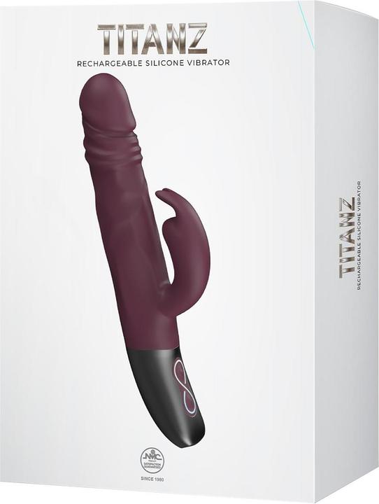 Produktbild NMC silicone rechargeable vibrator rubine red