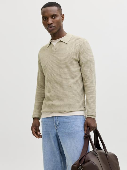 Produktbild Jack & Jones Jprbluriley Knit Split Neck Ls Sn (S)