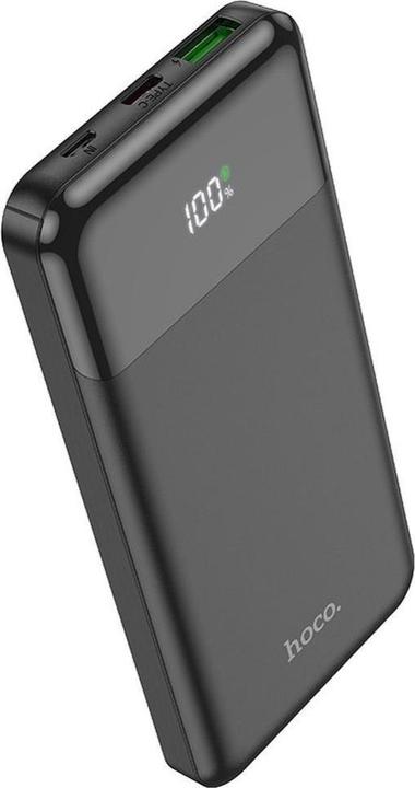 Produktbild Hoco J102, 10000mAh, 20W, QC + PD, Schwarz (10000 mAh, 20 W)