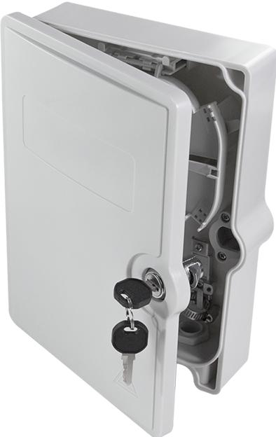 Produktbild LogiLink FTTH/FTTB-Anschlussleergehäuse, 6x LC/QD o. SC/DX (CAT8.2, 0.27 m)