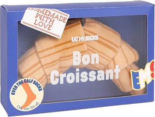 Actual product image Eat My Socks Socks, Bon Croissant (One size)