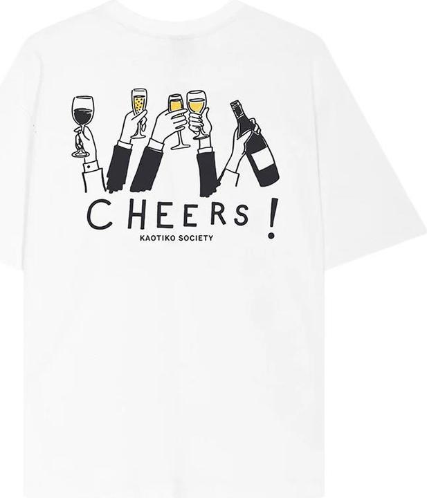 Image du produit Kaotiko blanc en coton Cheers (S)