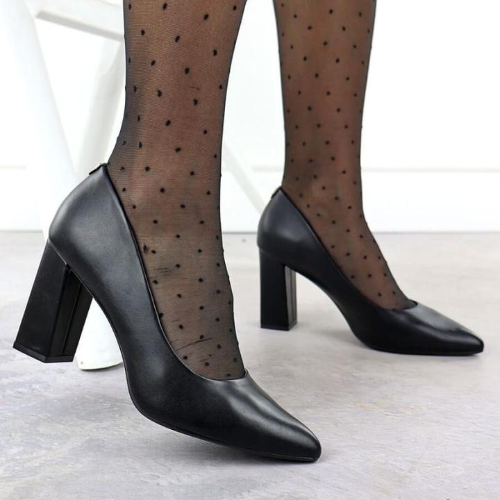 Produktbild Leone Black pumps with pointed toe, black Sergio PB216 (38)