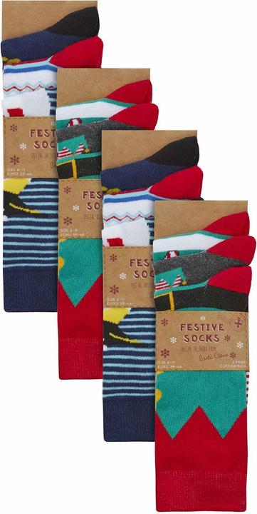 Immagine prodotto Sock Snob Calzini di Natale (confezione da 12, 39 - 45)