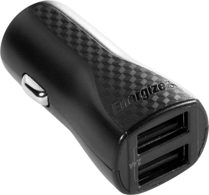 Image du produit Energizer Car Charger Lifetime Warranty - 2.4A - 1USB - câble USB-C et Micro-USB inclus