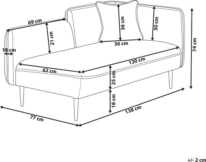 Produktbild Beliani Chevannes (Ecksofa)