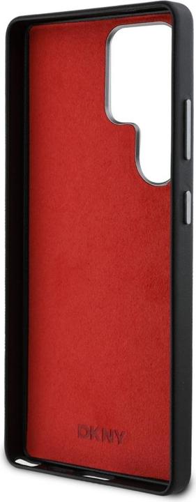 Actual product image DKNY Leather Heart of NY Case for Samsung Galaxy S25 Ultra - Black (Samsung Galaxy S25 Ultra)