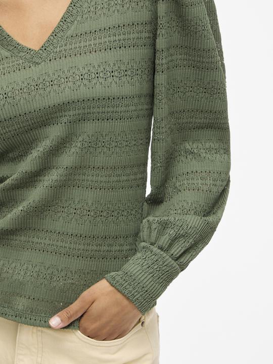 Immagine prodotto Vila V-Ausschnitt Oberteil mit langen Ärmeln (S)