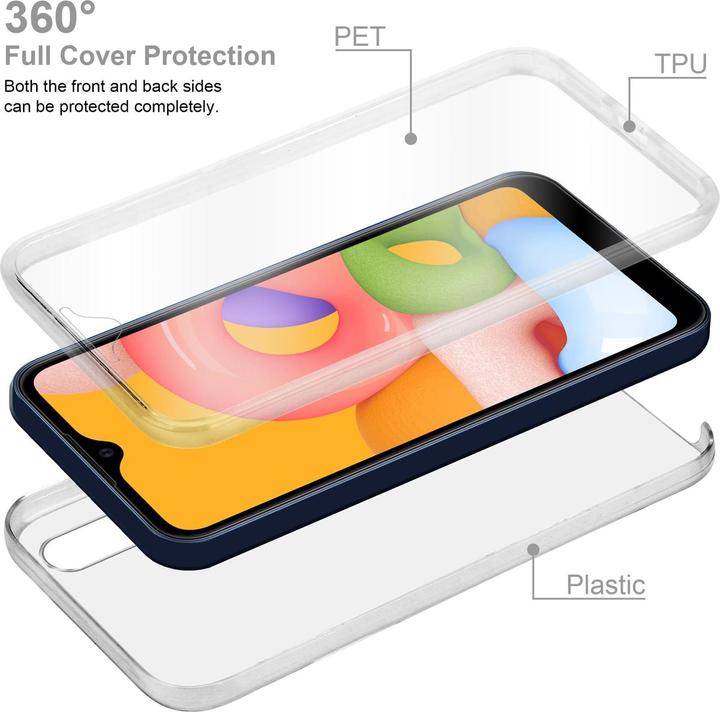 Image du produit Cadorabo TPU 360 degrés Case Cover (Samsung Galaxy A01)
