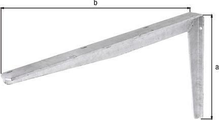 Produktbild GAH Konsole L.550mm H.300mm STA roh TZN Trgf.110kg (1 Stk.)