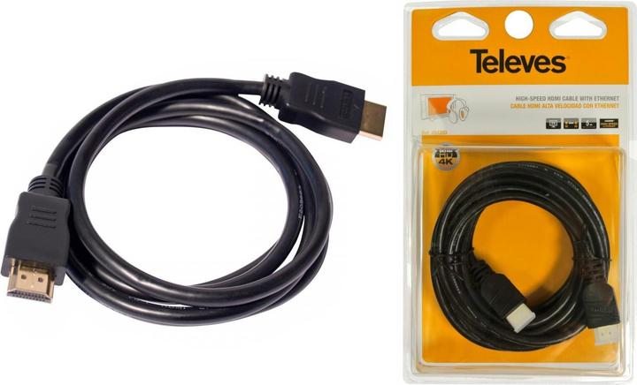 Produktbild Televes Preisner HDK500 Kabel HDMI – HDMI Kabel (5 m, HDMI, HDMI) schwarz (5 m, HDMI, 2.0)