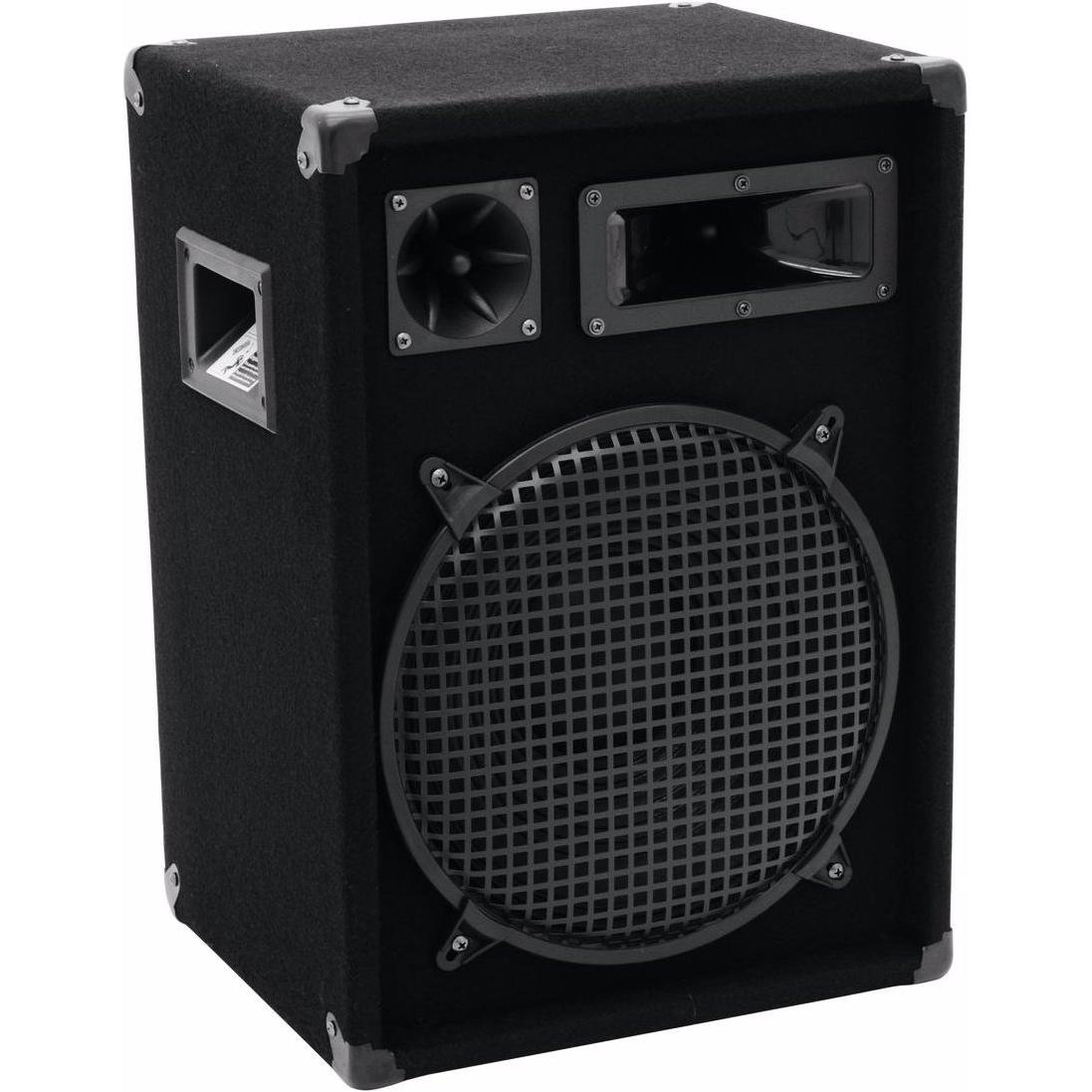 Omnitronic DX-1222 (Passiv, 1x 300 W), PA Lautsprecher, Schwarz