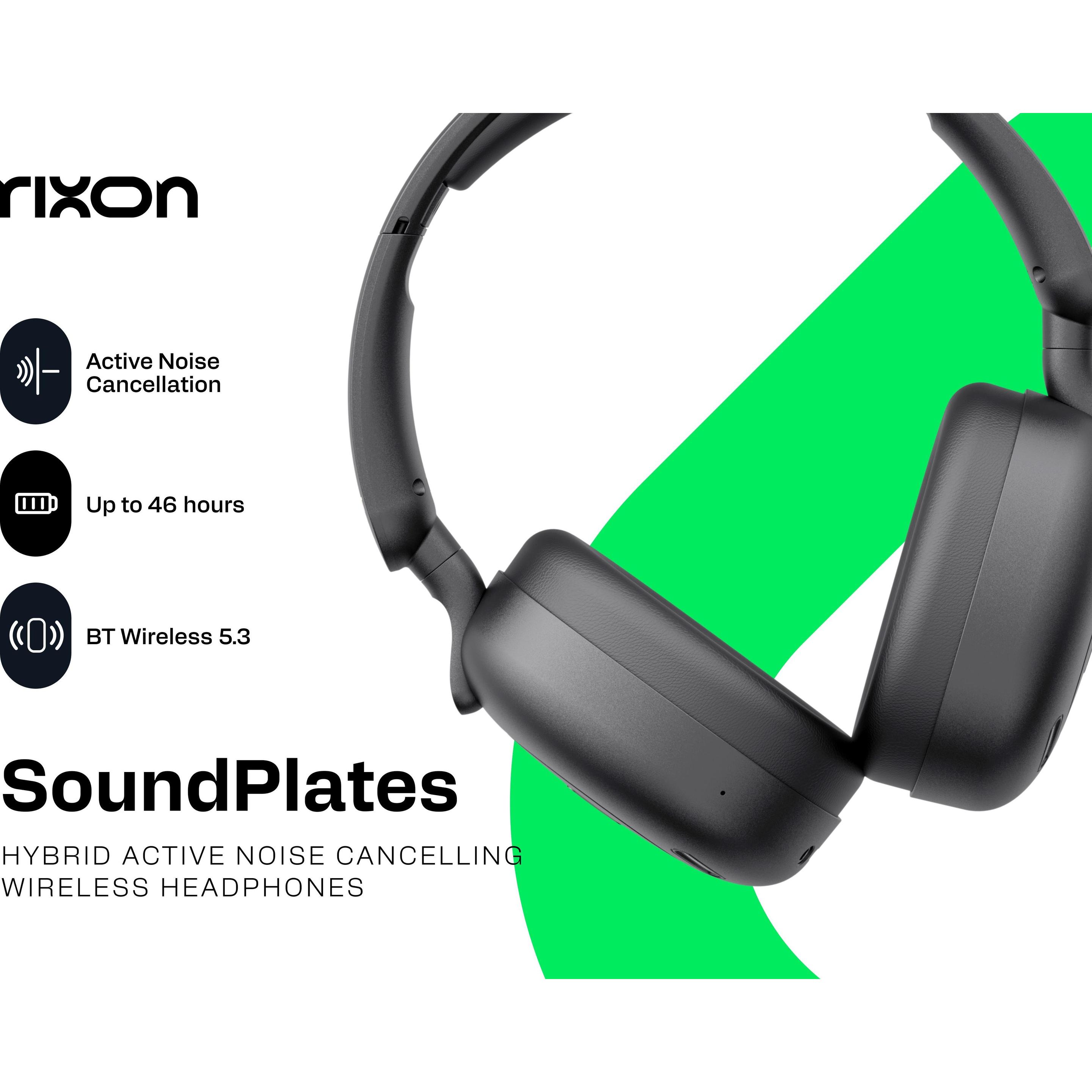 Rixon Auricolari Soundplates neri (Senza fili), Cuffie, Nero