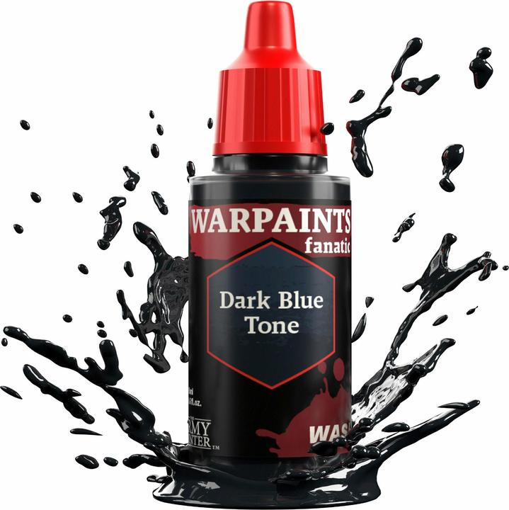 Produktbild The Army Painter Wash Warpaints Fanatic Wash: Dark Blue Tone 18 ml (Dark Blue Tone, 18 ml)