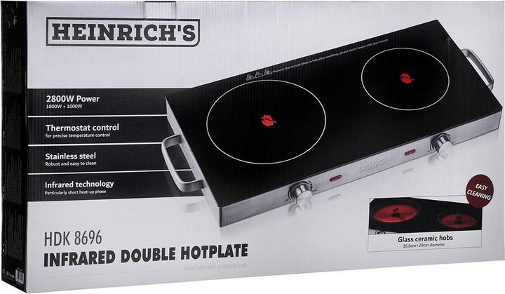Produktbild Heinrich´s Doppelkochplatte 2800W