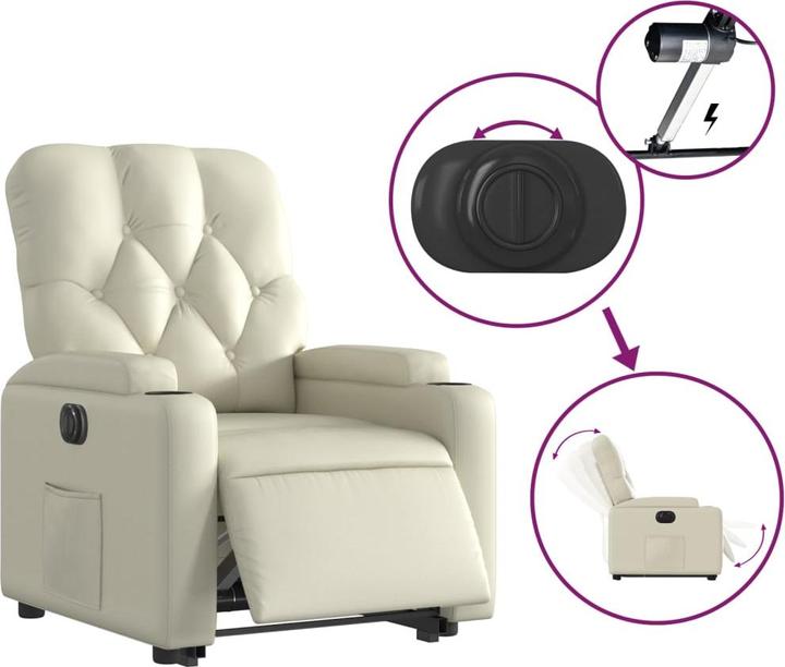 Image du produit vidaXL Relaxsessel mit Aufstehhilfe