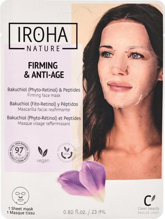 Image du produit Iroha Nature Tissue Face Mask Bakuchiol (18 ml)