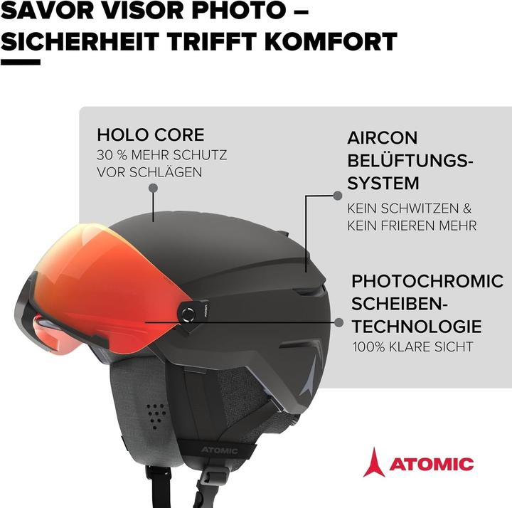 Actual product image Atomic Savor Visor Photo (55 - 59 cm, M)