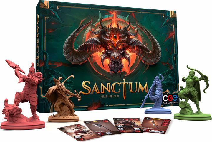 Actual product image Czech games edition Connoisseur game Sanctum (German, 2 - 4 Players)