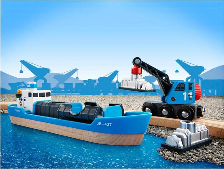 Image du produit Brio Navire porte-conteneurs avec camion-grue