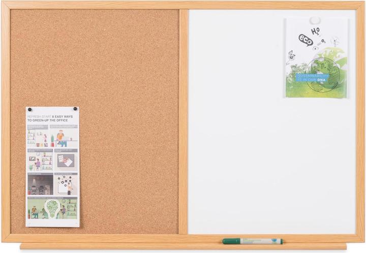 Actual product image Bi-Office Comboboard Cork/Magnet Earth-it (120 x 90 cm)