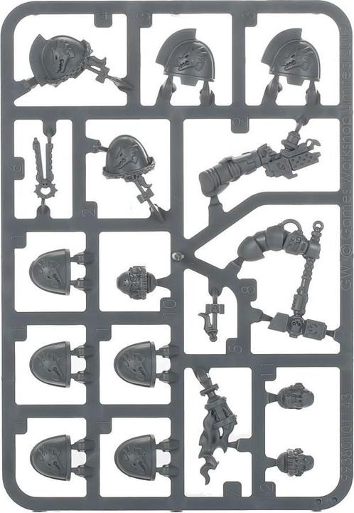 Actual product image Games Workshop Salamanders Primaris Improvements and Decals (Plastic)