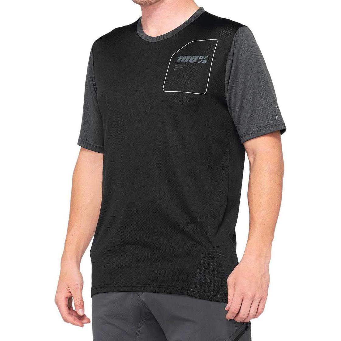 100%, Herren, Velotrikot, Jersey Ridecamp (M), Schwarz, M