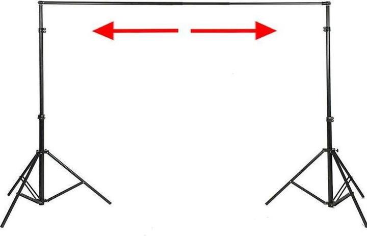 Actual product image Walimex Telescope XXL background system, 1.9-4.65m (465 cm, 400 cm)