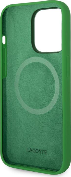Image du produit Lacoste LCHMP15XSLON iPhone 15 Pro Max 6.7" zielony/green étui rigide Silicone MagSafe (Apple iPhone 15 Pro Max)