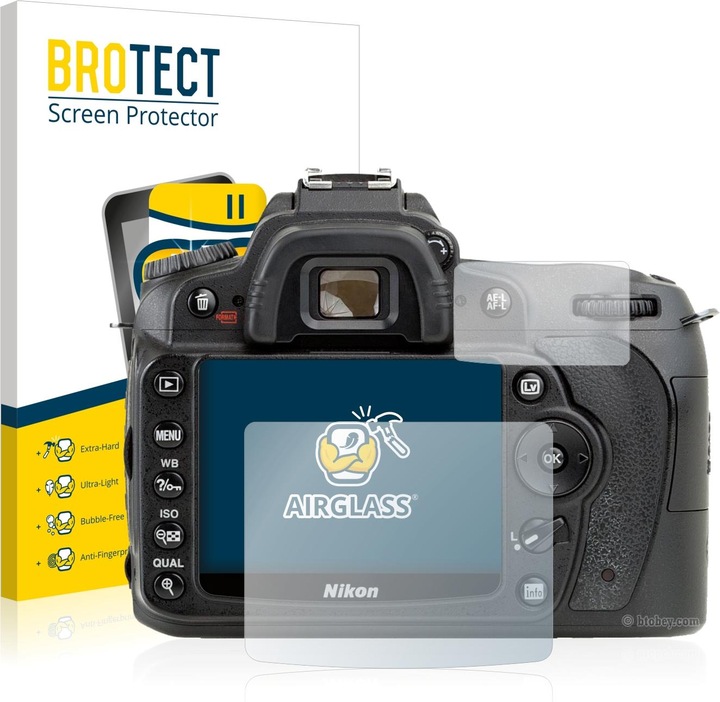 Produktbild BROTECT AirGlass Panzerglasfolie (Displayschutz, D90)