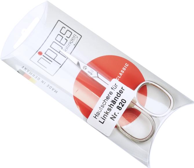 Actual product image Nippes Cuticle scissors with curved tip, nickel-plated, 820