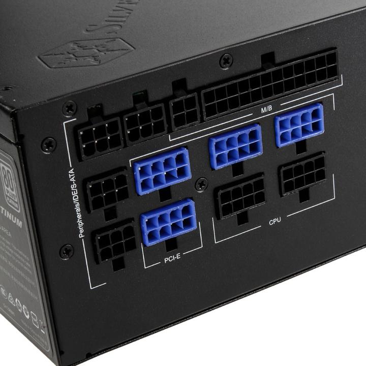 Actual product image Silverstone SST-ST85F-PT Strider 80 PLUS Platinum, modular - 850 Watt (850 W)