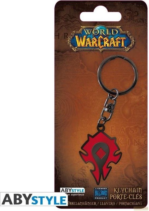 Actual product image ABYstyle WORLD OF WARCRAFT Keychain - Horde