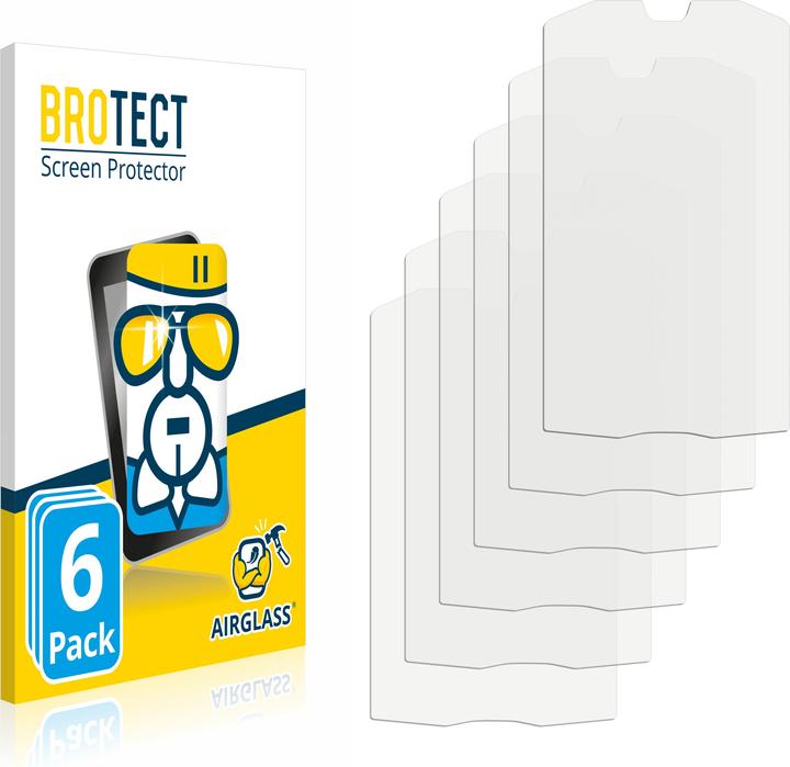 Produktbild BROTECT AirGlass Panzerglasfolie (6 Stück, Point Mobile PM67)