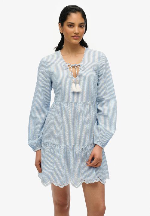 Image du produit Superdry Robe courte brodée à plusieurs niveaux (Taille unique)